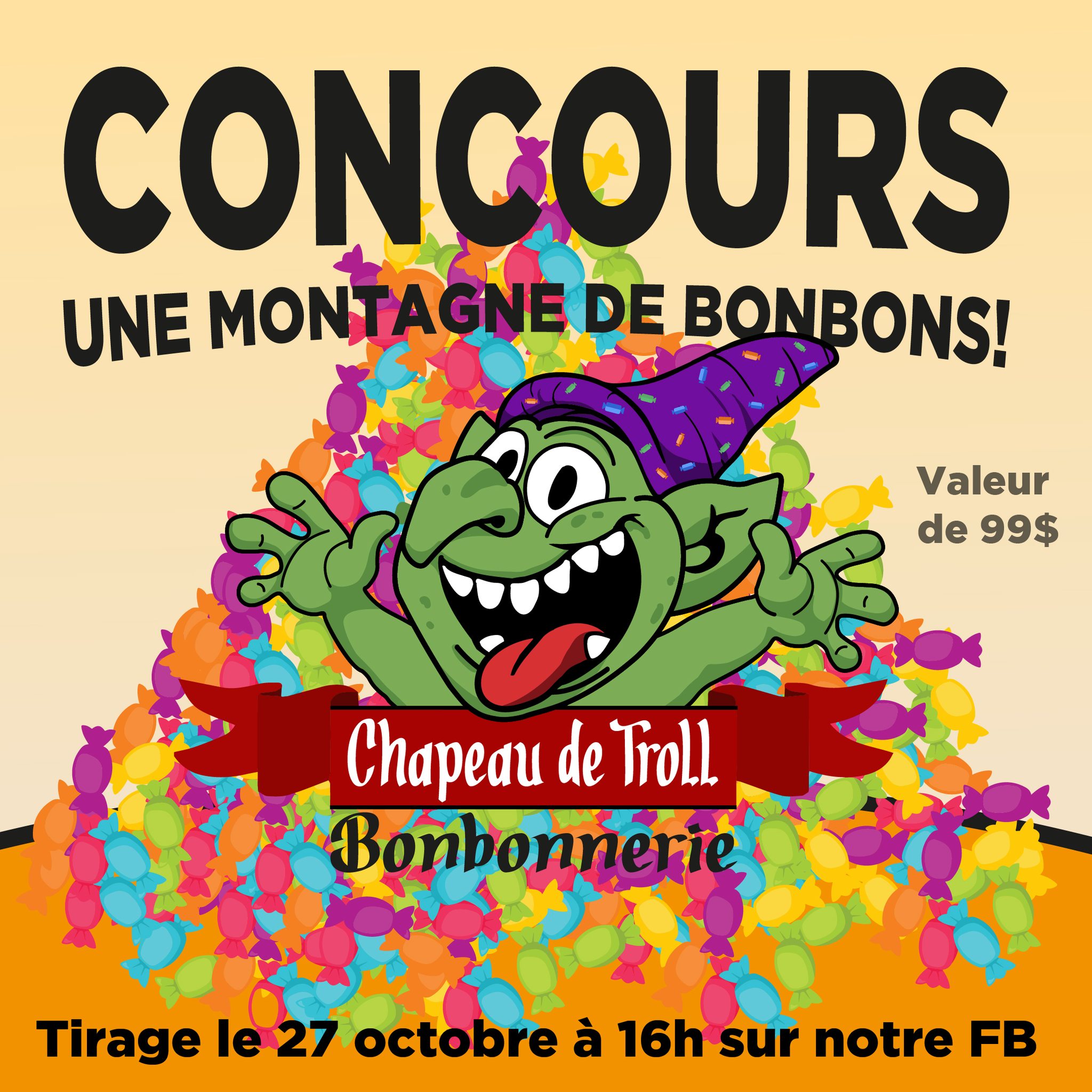 concours montagne de bonbons