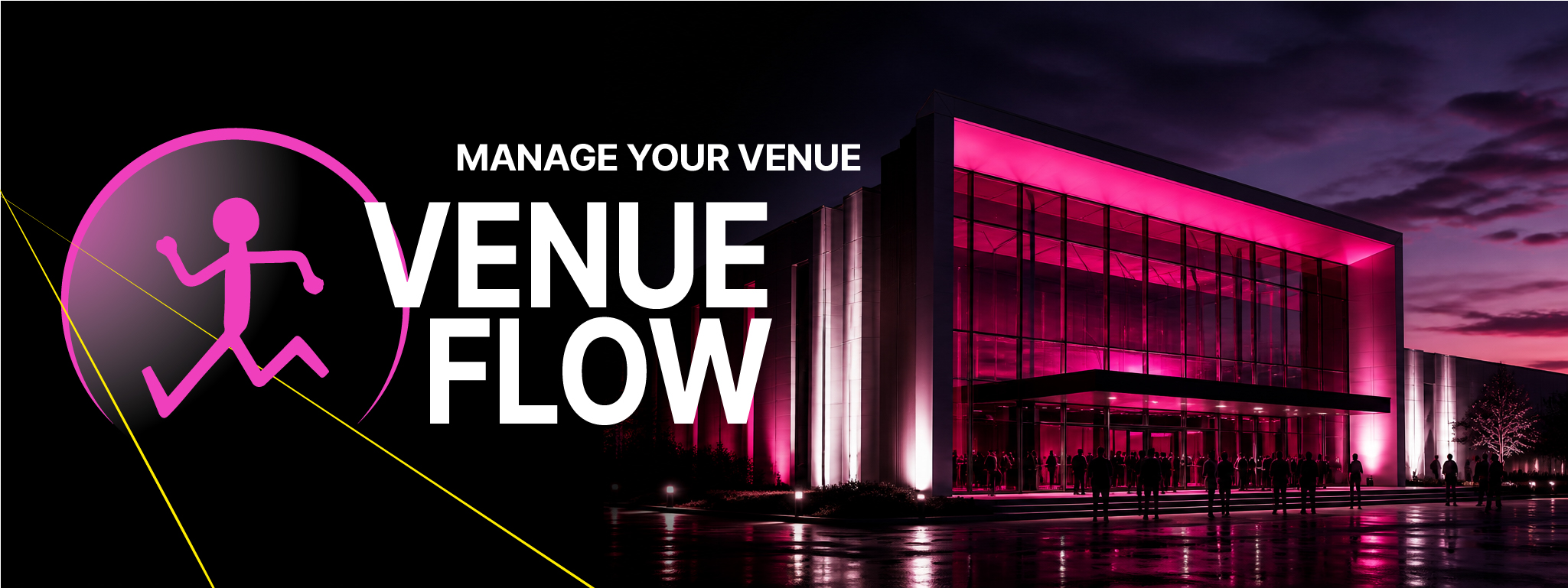 Découvrez Venue Flow, une application pour gérer les salles, artistes, réservations, billets, paiements et entrées à partir d’une seule plateforme.
